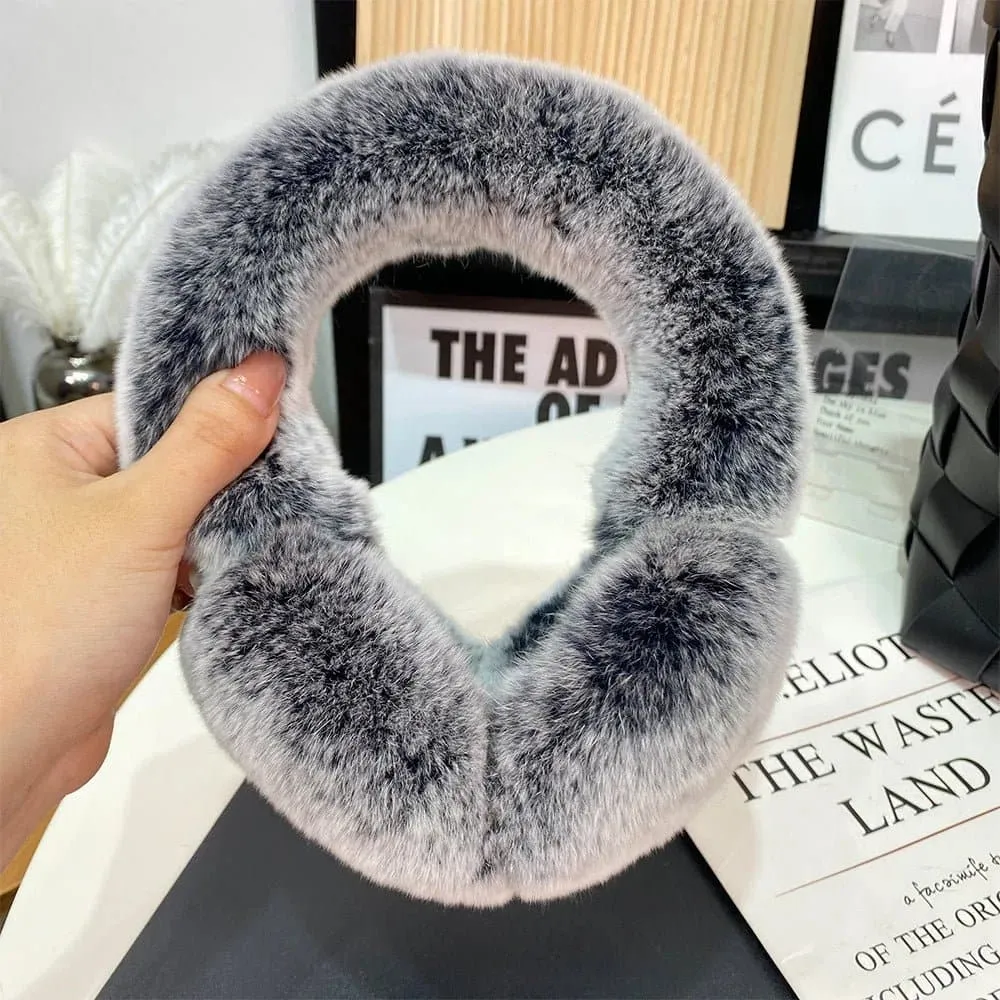 100% Natural Fur Earmuffs - Good Elasticity - Women's Fashion - JbenikY