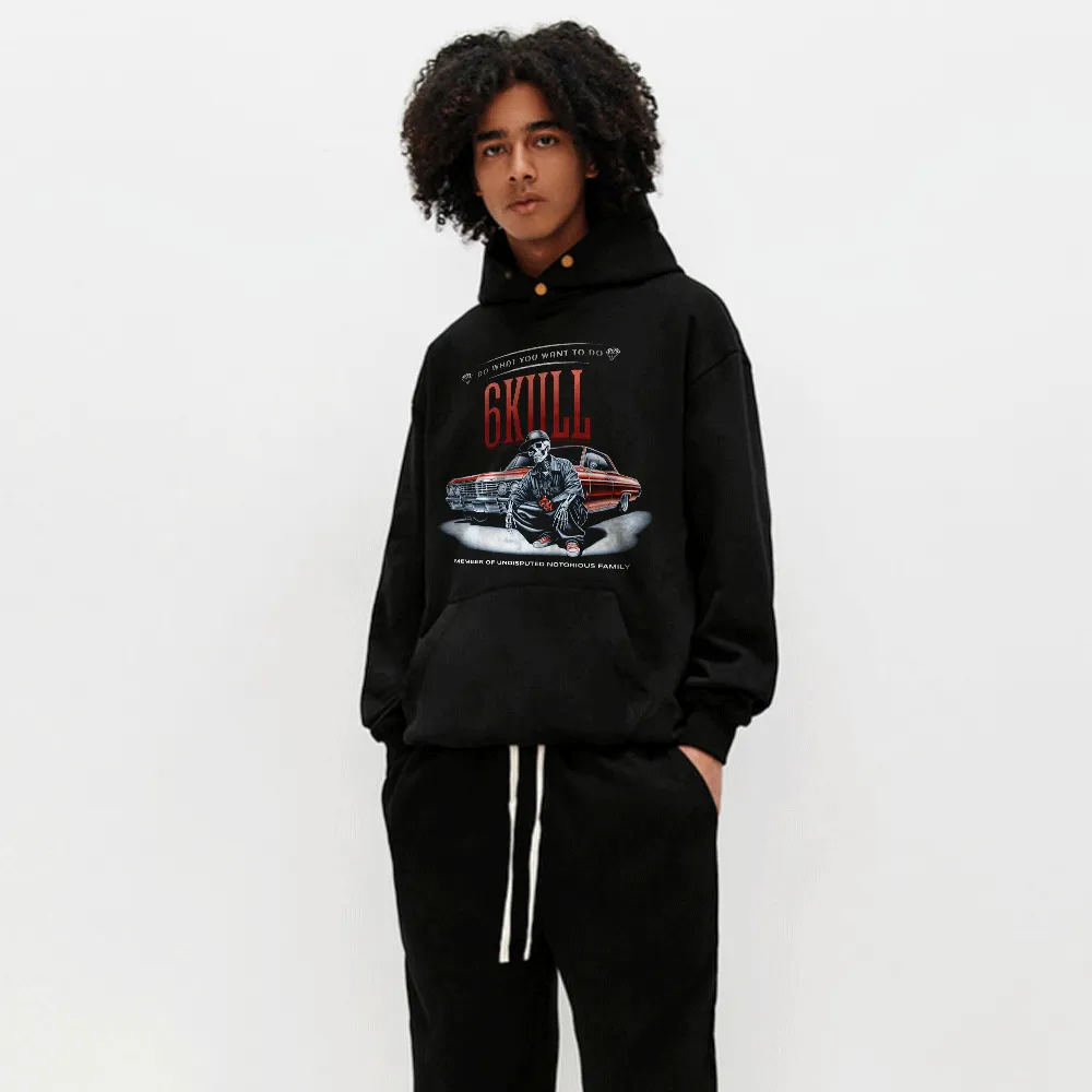 6Kull | Skeleton Racing Hoodie