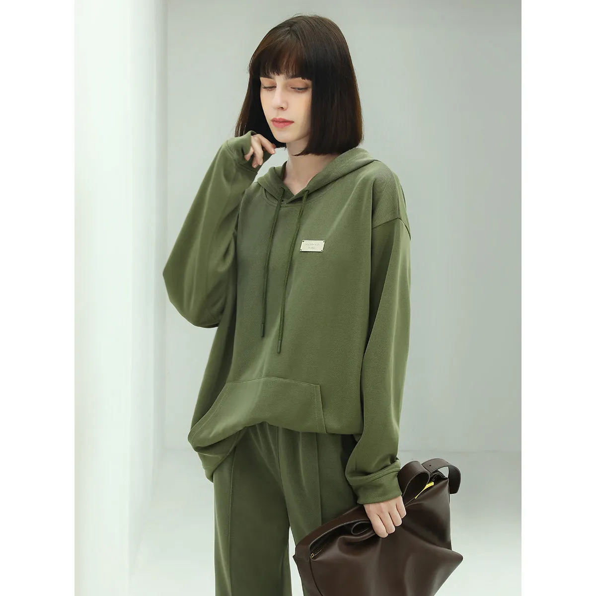 Adjustable Green Hoodie