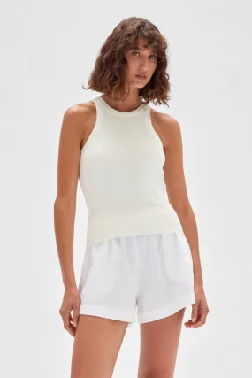 Alma Knit Tank Antique White