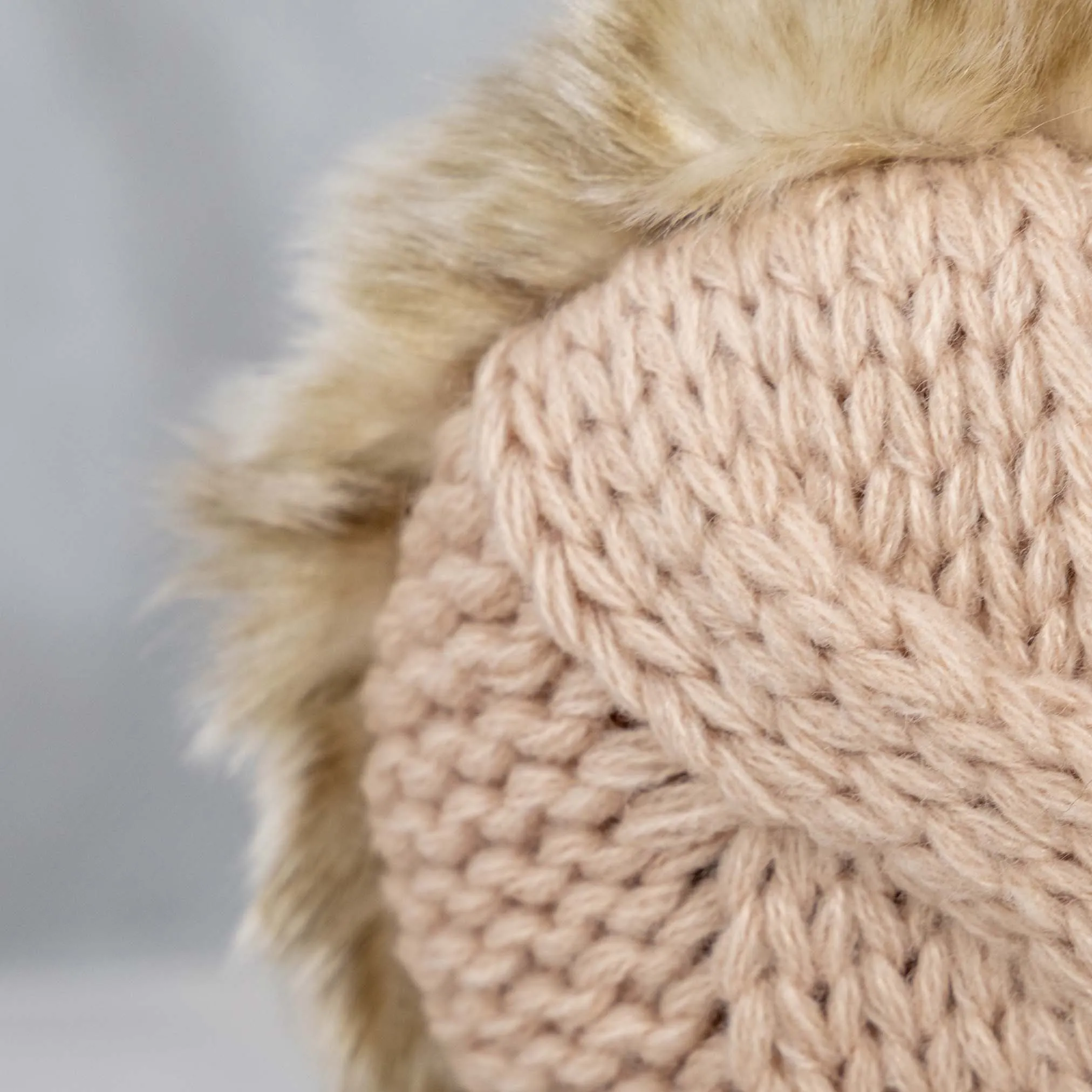 Aran Cable Ear Muffs