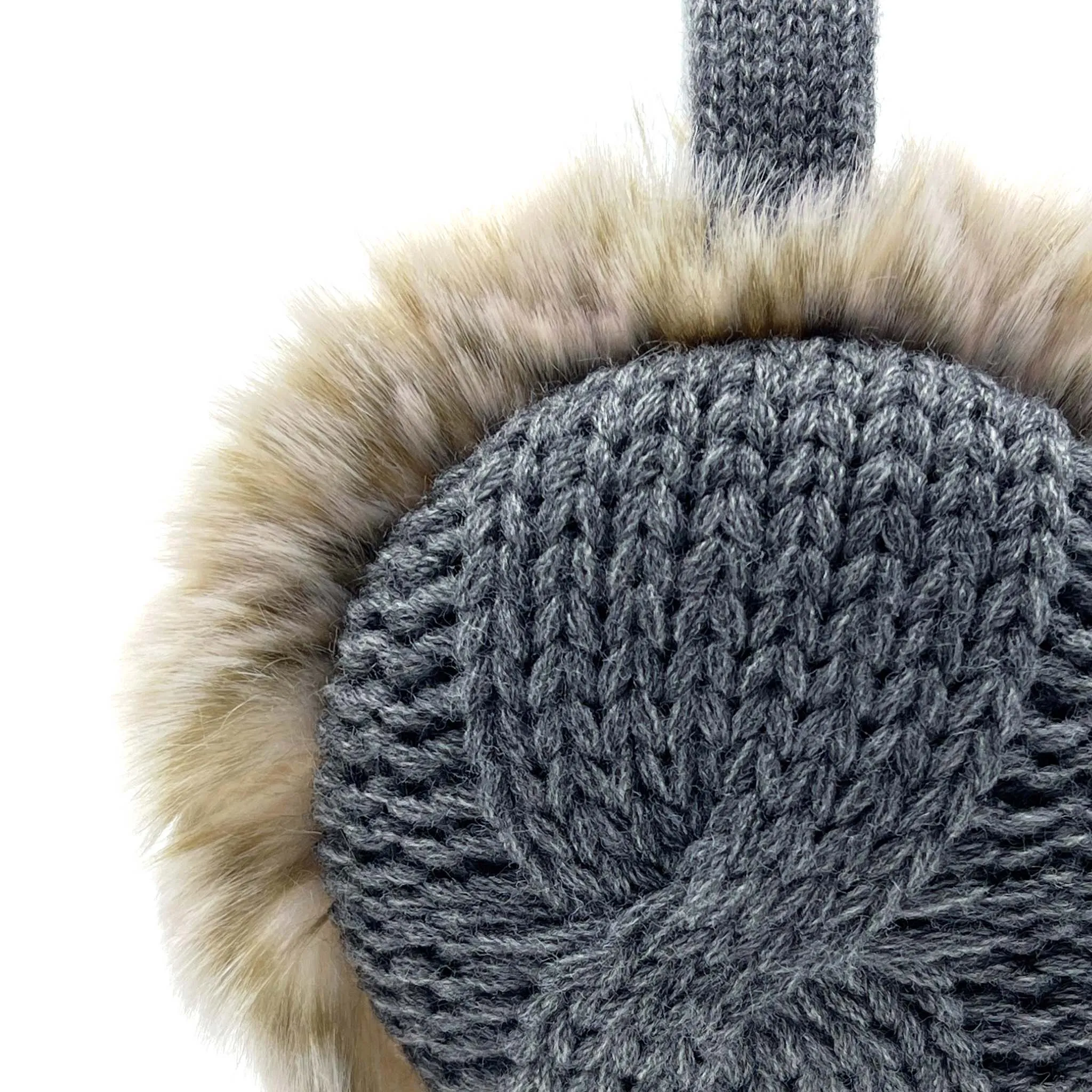 Aran Cable Ear Muffs