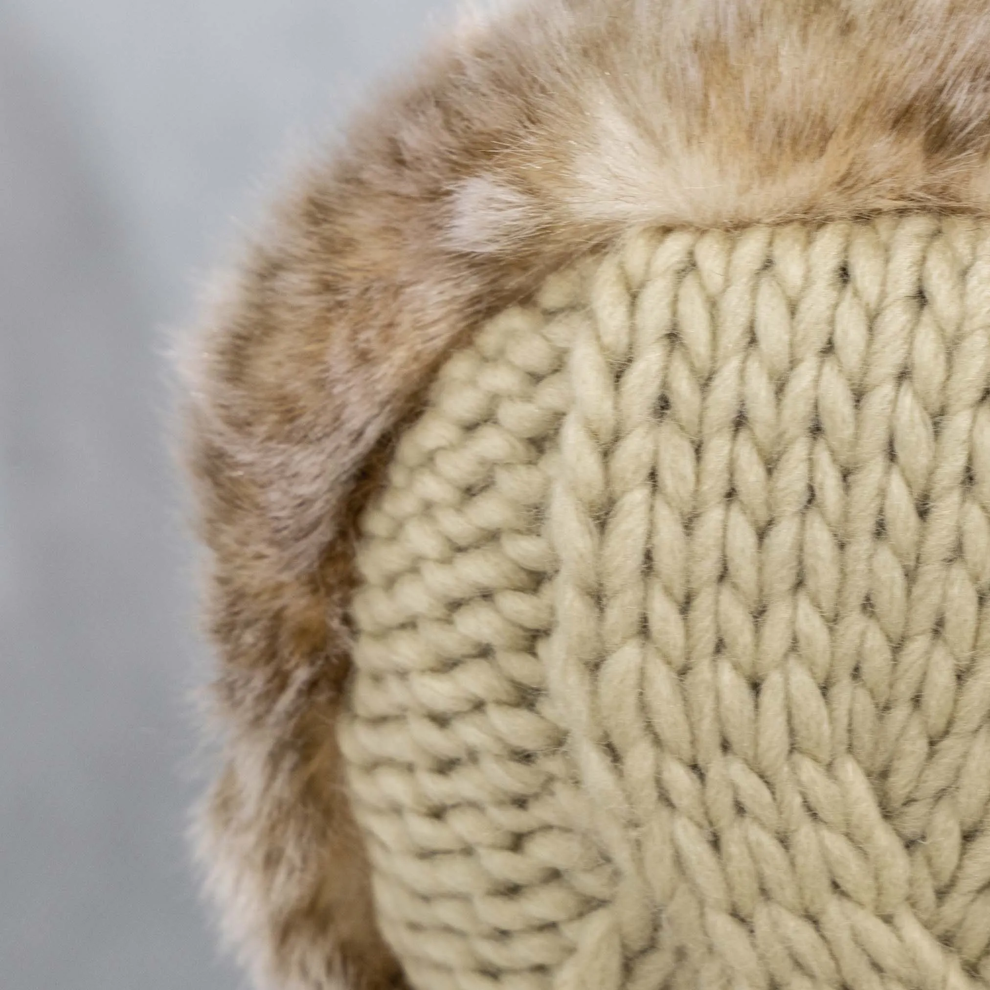 Aran Cable Ear Muffs