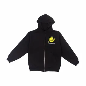 August "Trick Or Treat" 14oz Heavy Fleece Zip-Up Hoodie (Black)