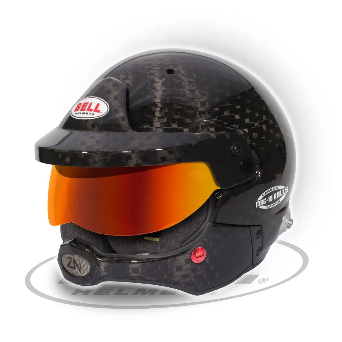 BELL 1245014 Racing helmet open face MAG-10 RALLY CARBON, FIA, carbon, 57 (7 1/8)