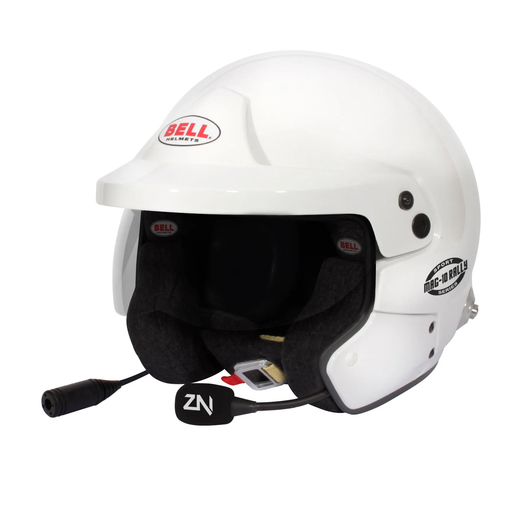 BELL 1443A03 Racing helmet open face MAG-10 RALLY SPORT, FIA, HANS, white, size SML (57-58)