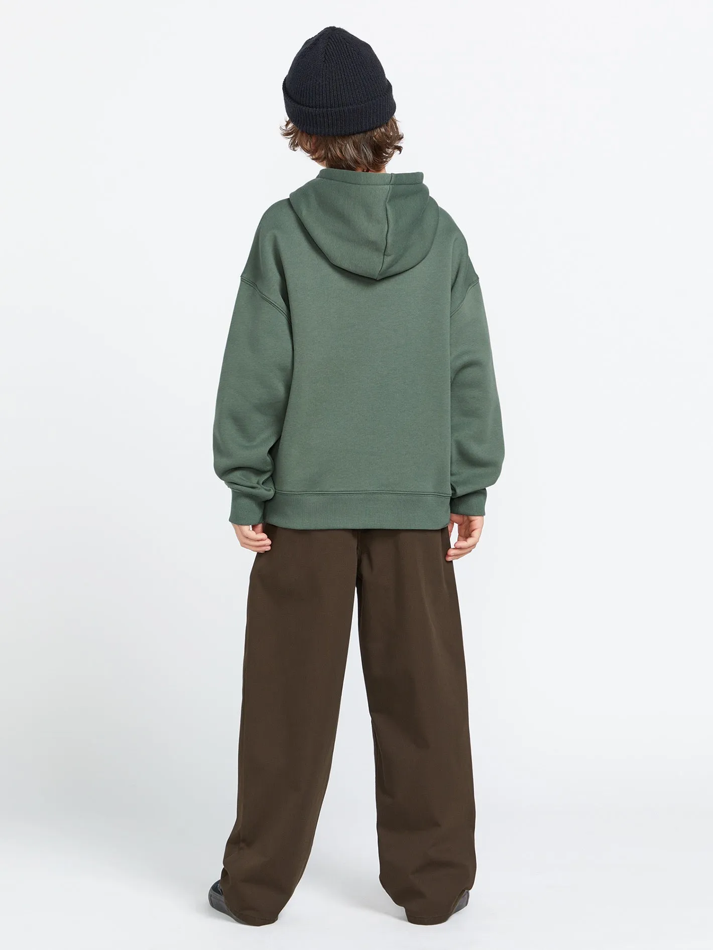 Big Boys Workard Hoodie - Fir Green