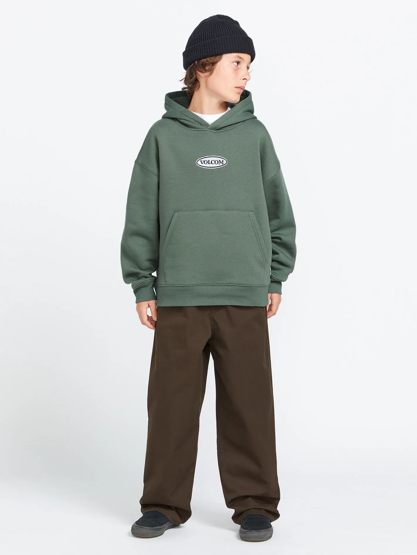 Big Boys Workard Hoodie - Fir Green