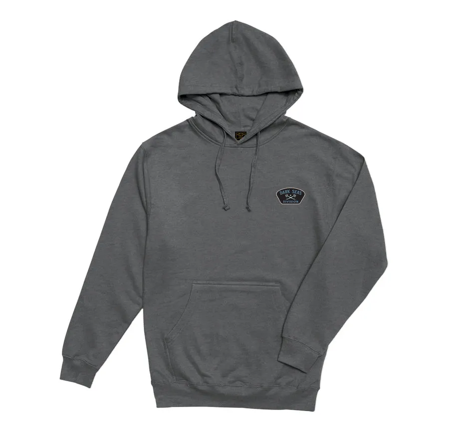 Dark Seas Translucent Pullover Hooded Sweatshirt - Gunmetal Heather