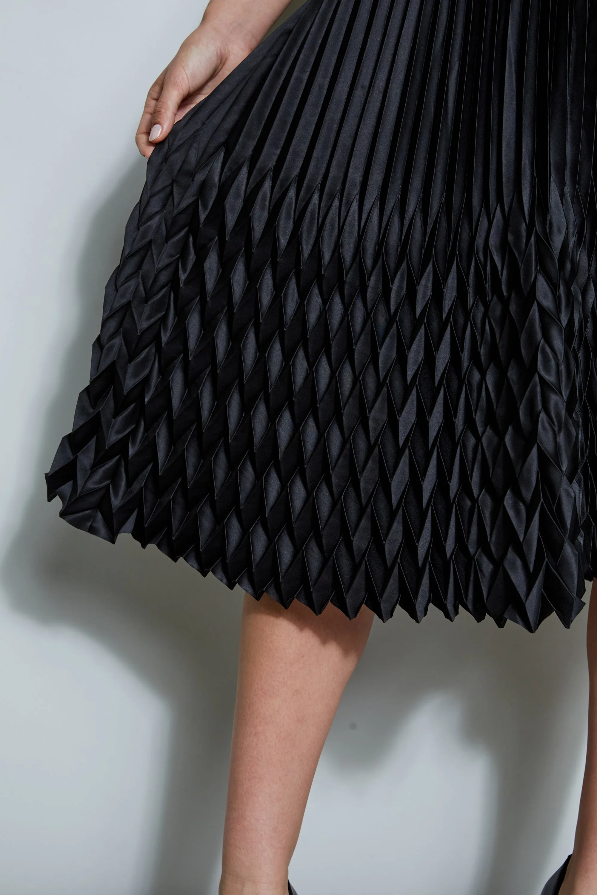 Diamond Pleated Skirt