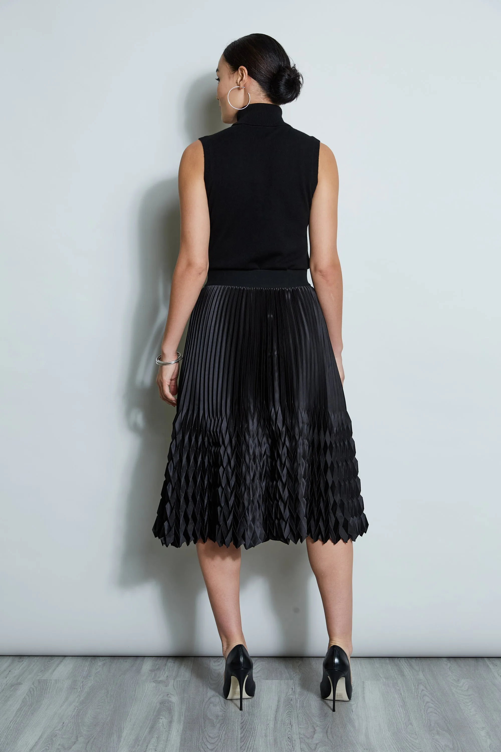 Diamond Pleated Skirt