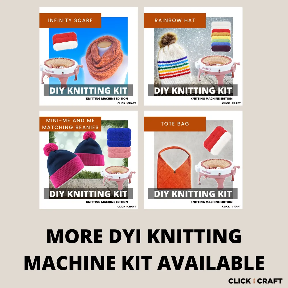 DIY Knitting Machine Kit - Infinity Scarf