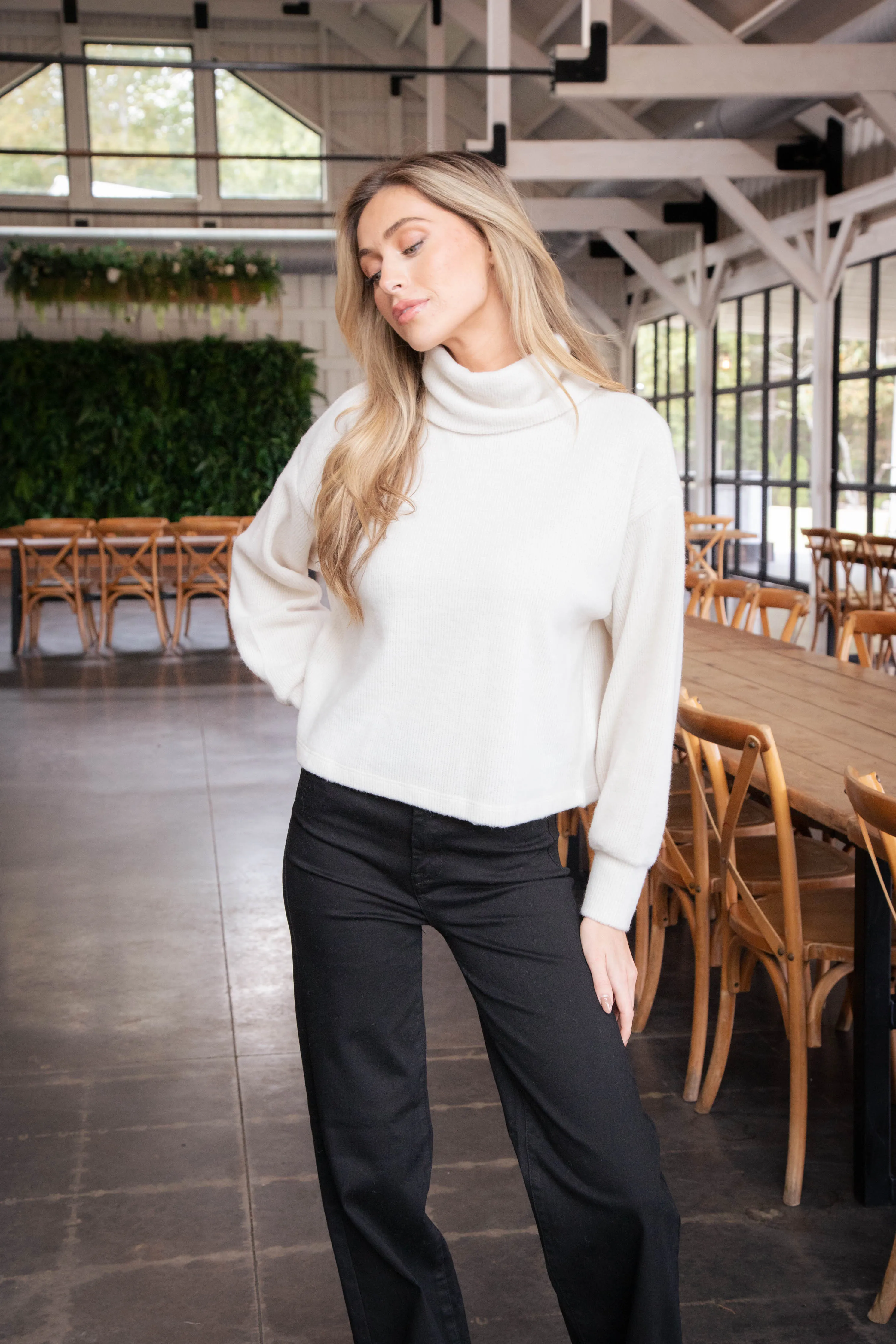 Everyday Cozy Popover Sweater, Toasted Almond | Sanctuary