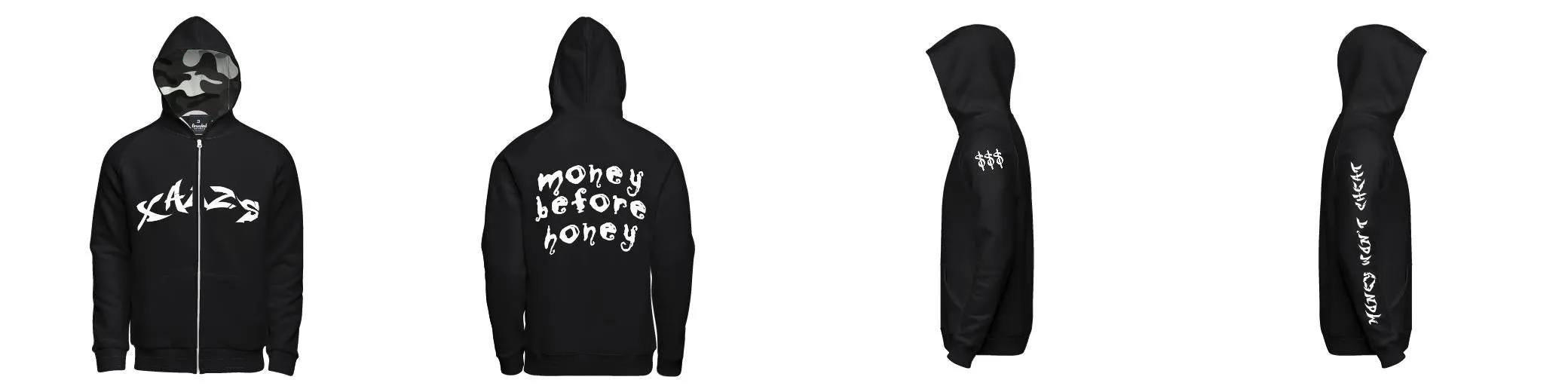 Fleece Zip Up Hoodie