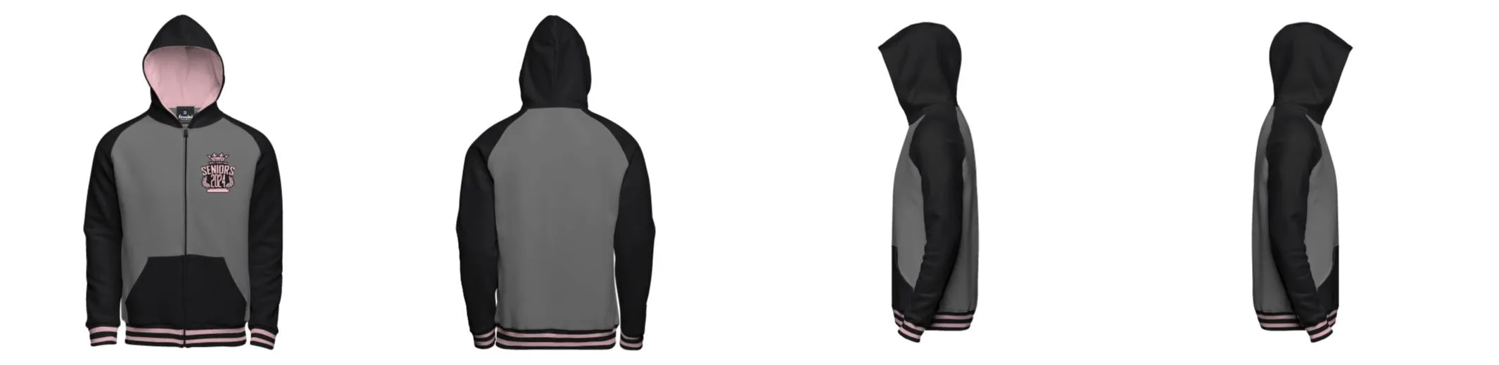 Fleece Zip Up Hoodie