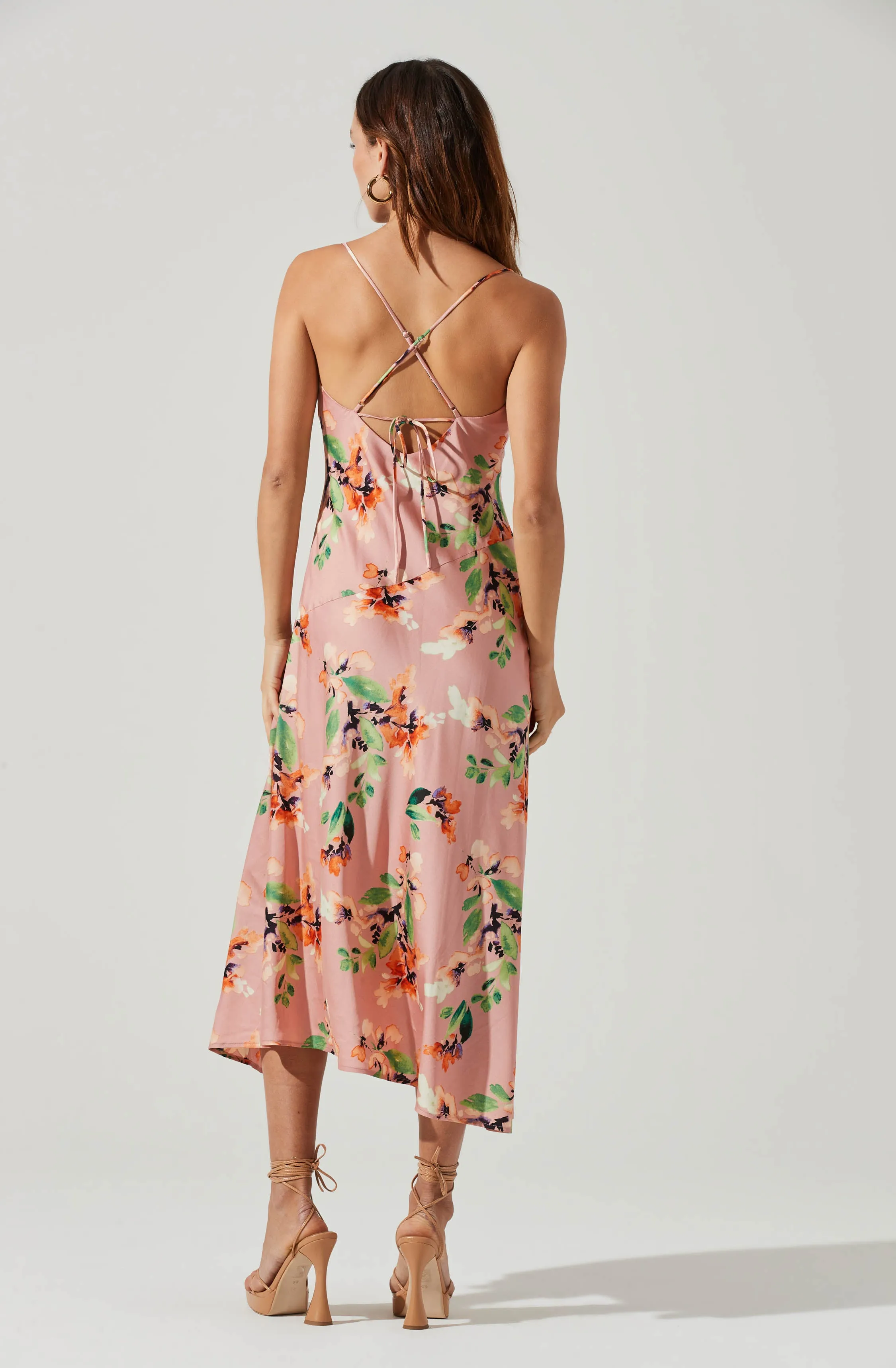 Gaia Floral Midi Dress