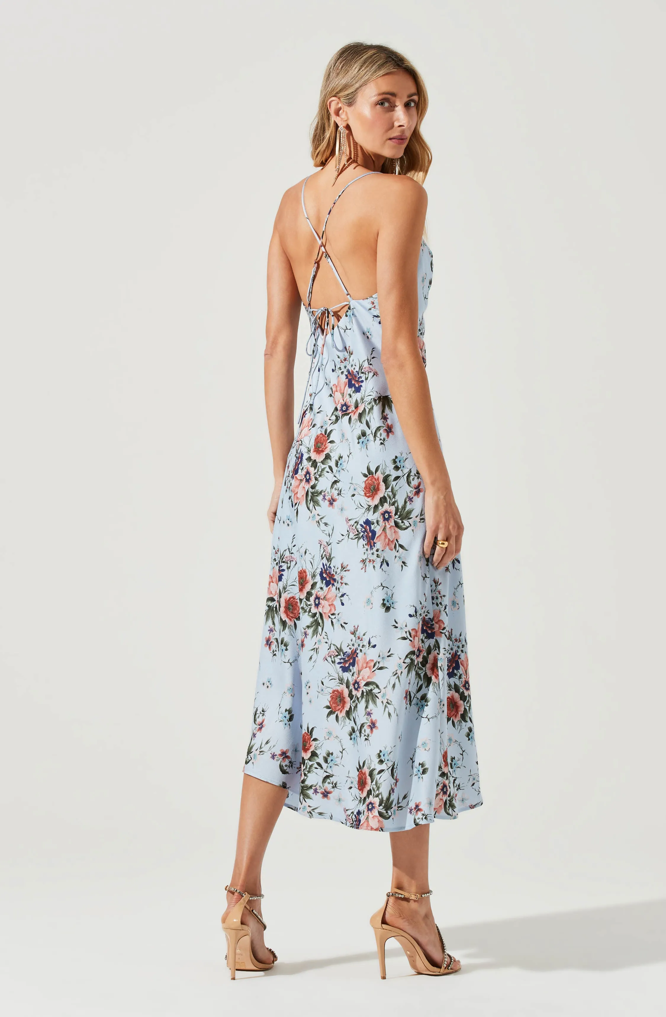 Gaia Floral Midi Dress