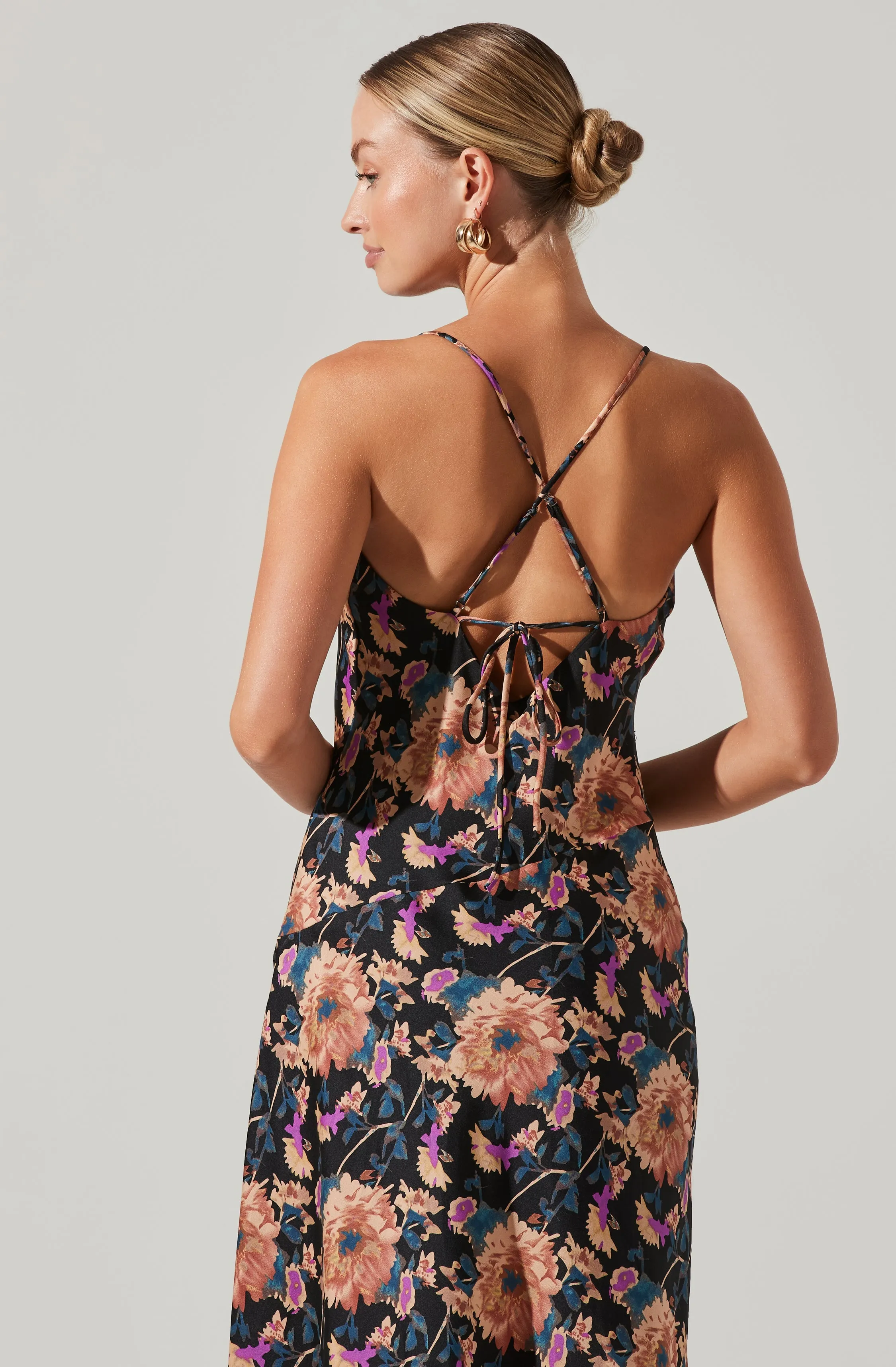 Gaia Floral Midi Dress