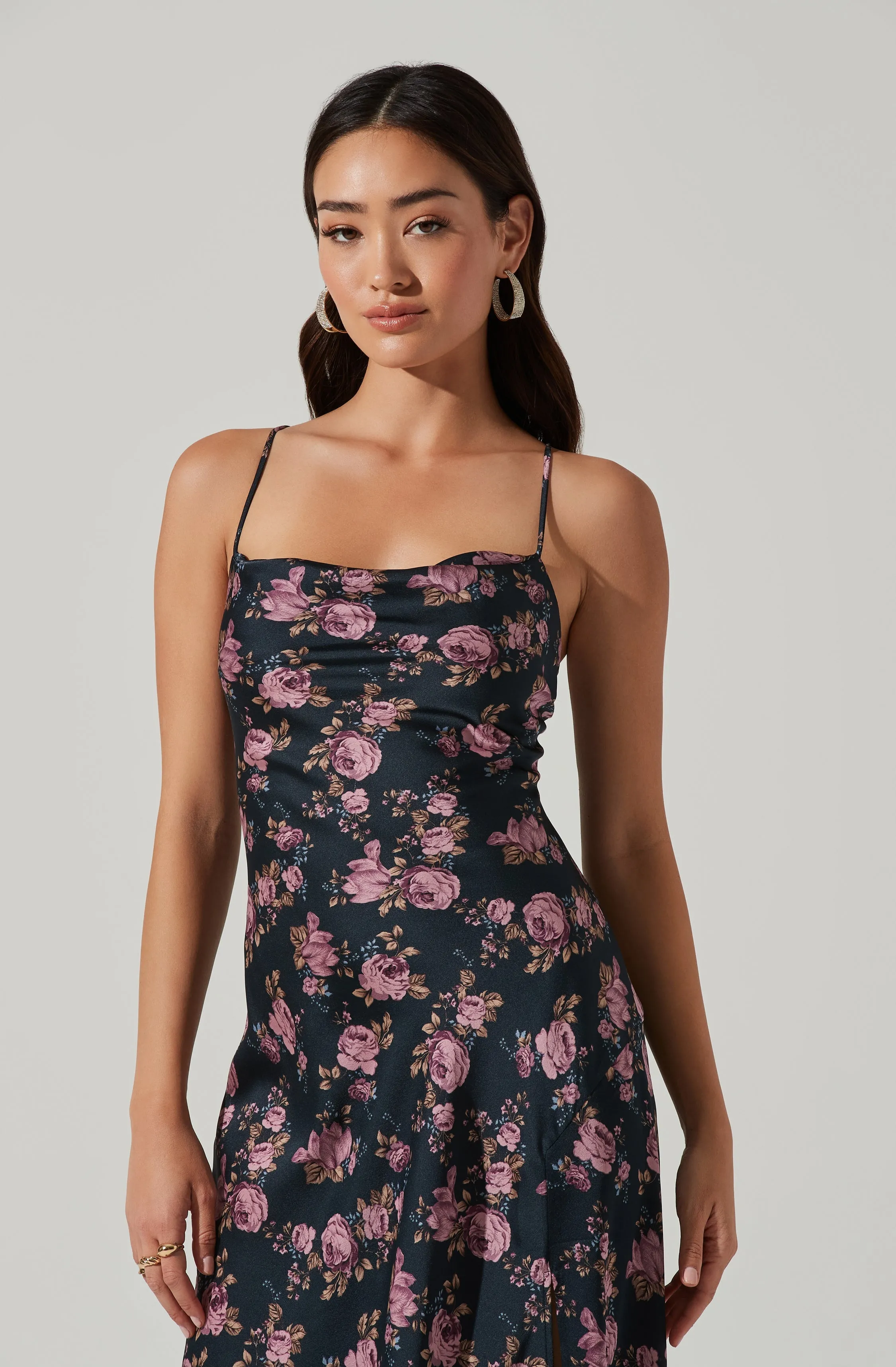 Gaia Floral Midi Dress