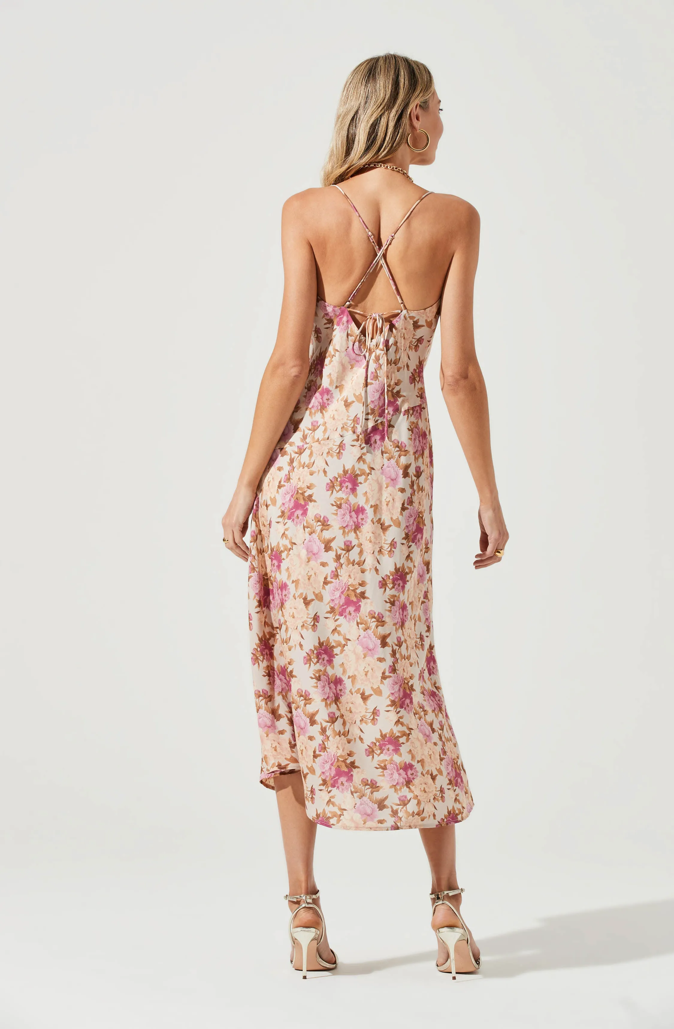 Gaia Floral Midi Dress