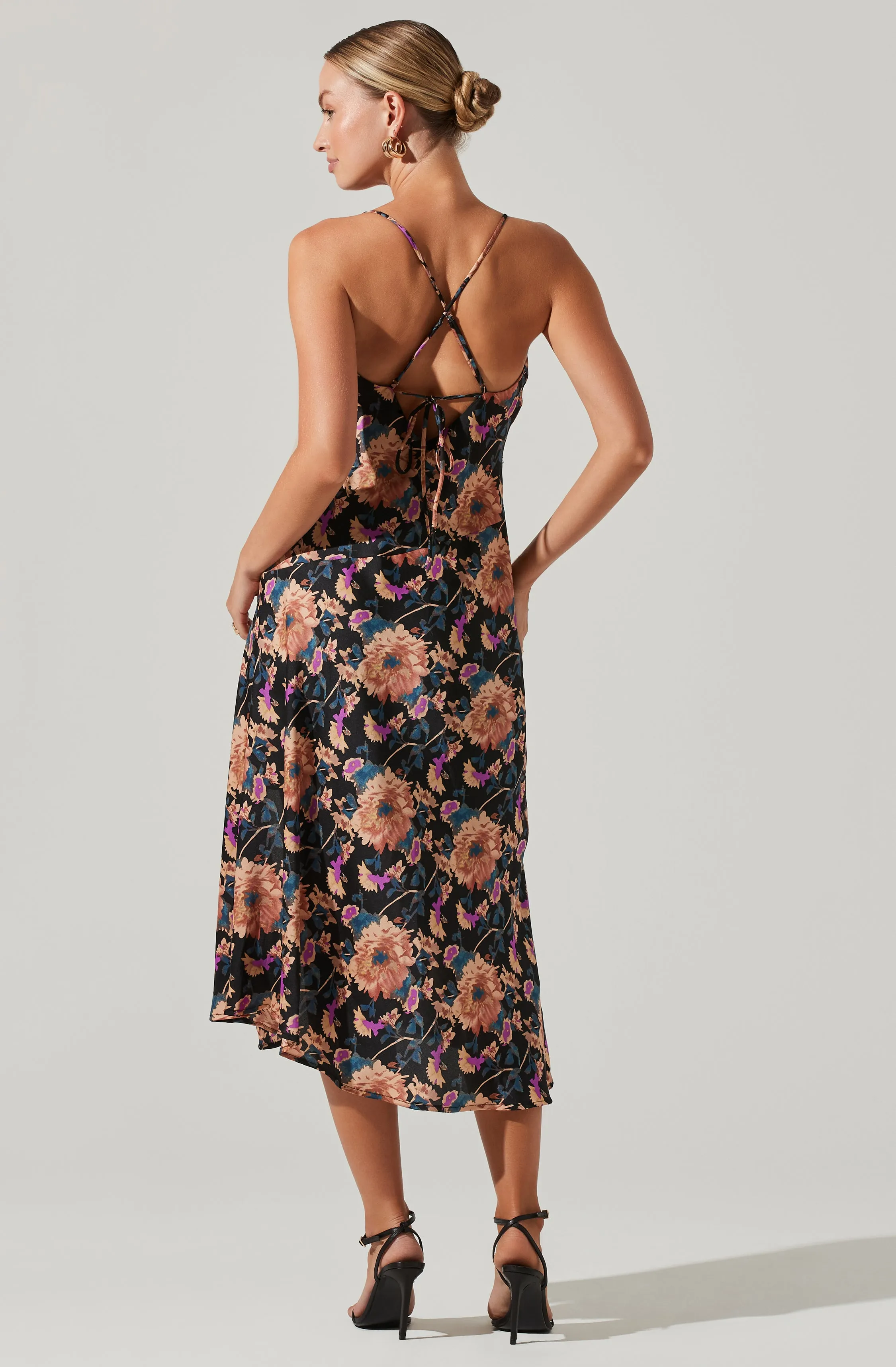 Gaia Floral Midi Dress