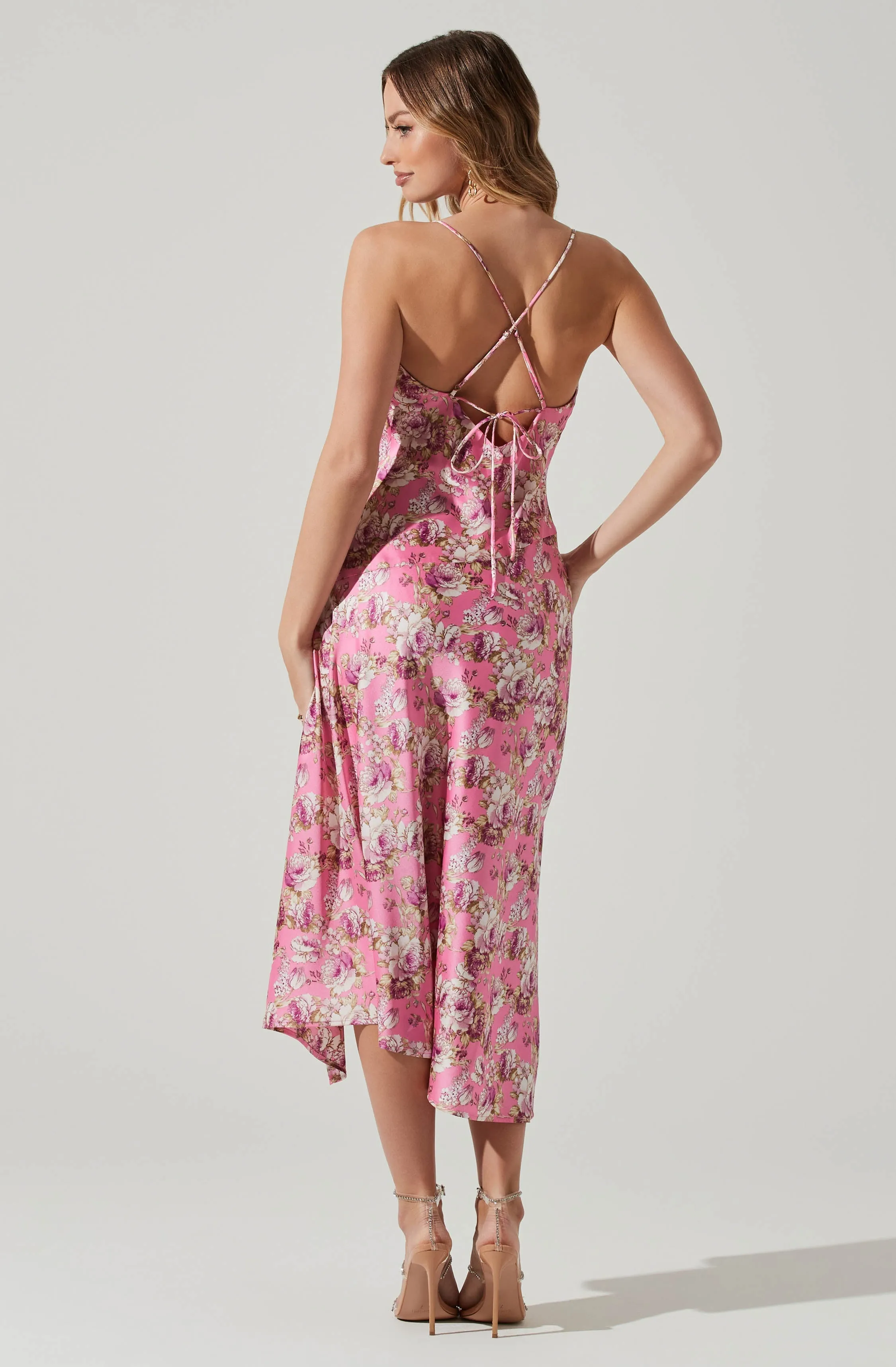 Gaia Floral Midi Dress