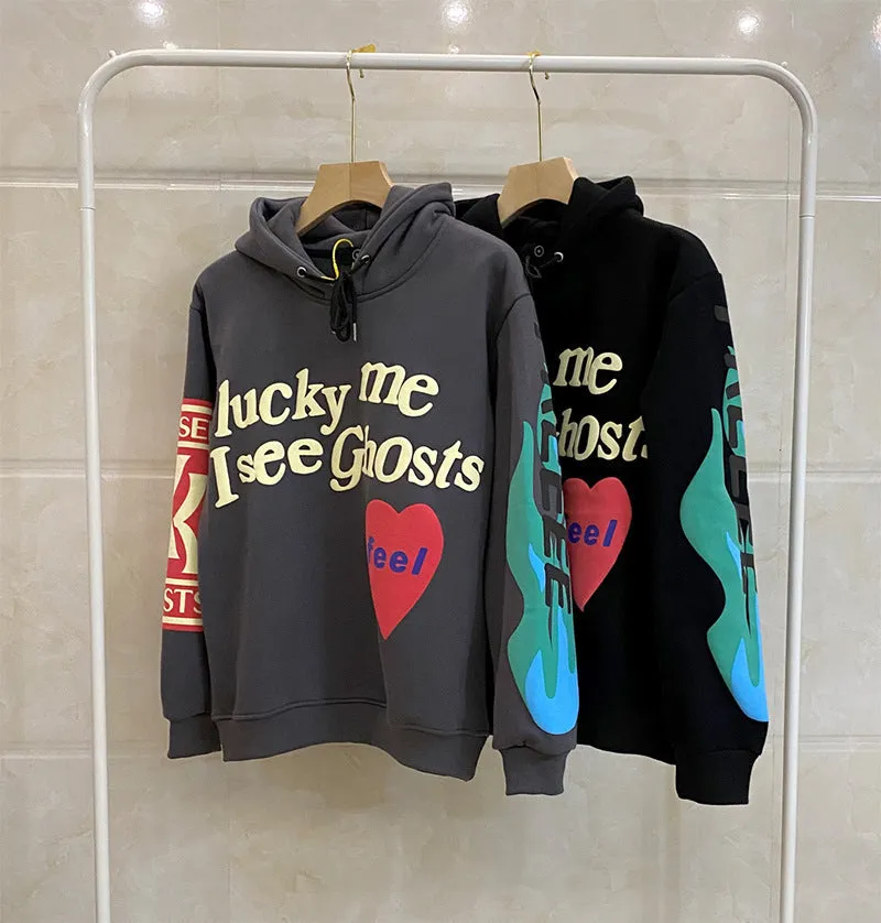 Graffiti Letter Print Hoodie