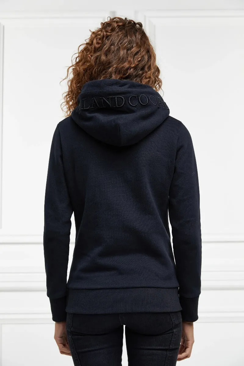 Holland Cooper The Essential Shield Hoodie in Black