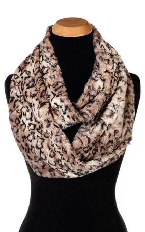 Infinity Scarf - Luxury Faux Fur in Carpathian Lynx