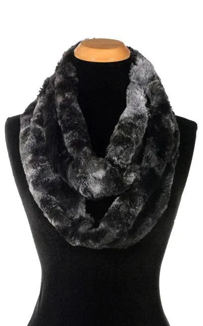 Infinity Scarf - Luxury Faux Fur in Highland Skye