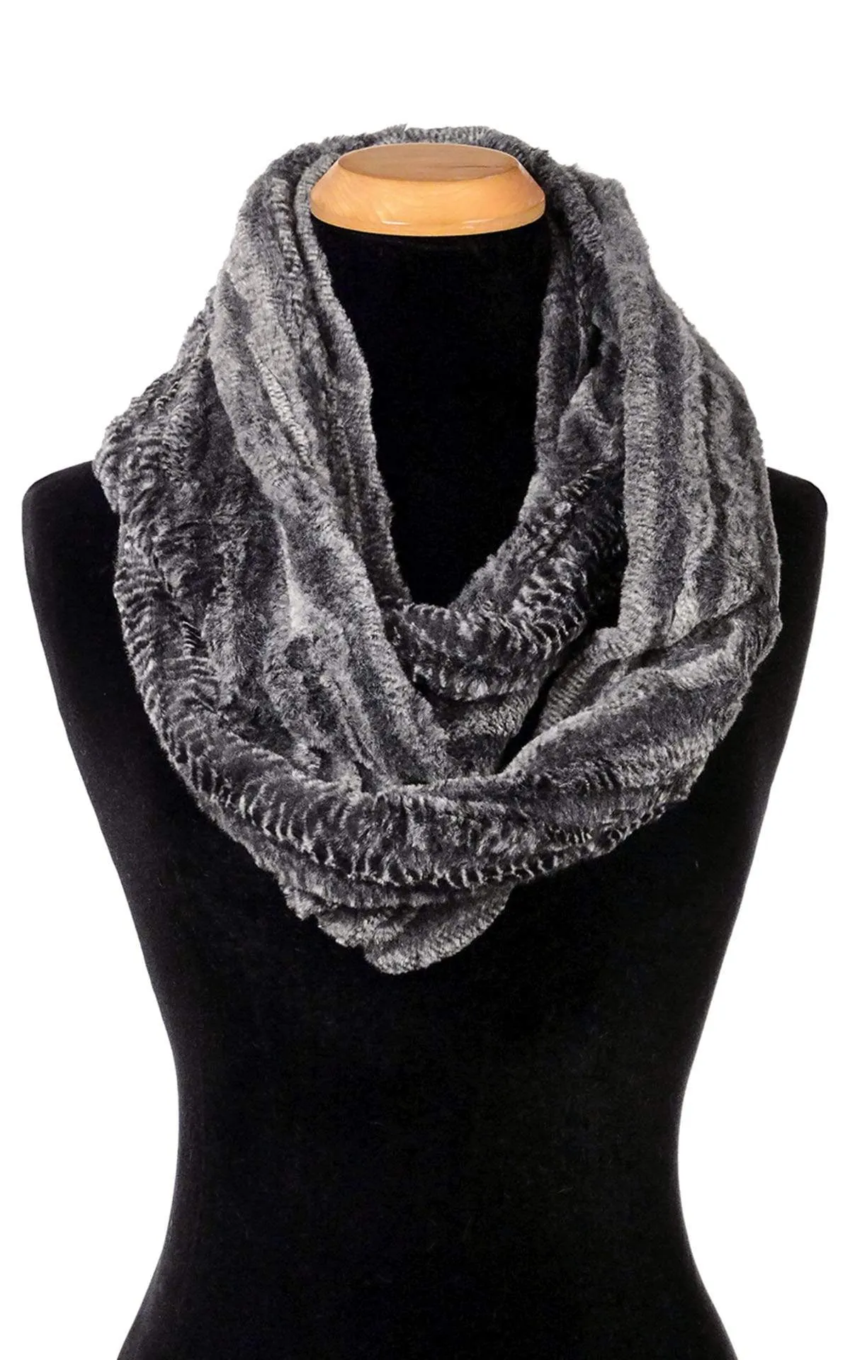 Infinity Scarf - Luxury Faux Fur in Rattle N Shake