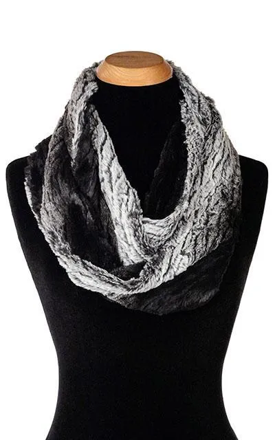 Infinity Scarf - Luxury Faux Fur in Smouldering Sequoia