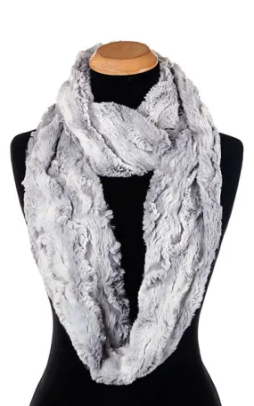 Infinity Scarf - Luxury Faux Fur in Winter River