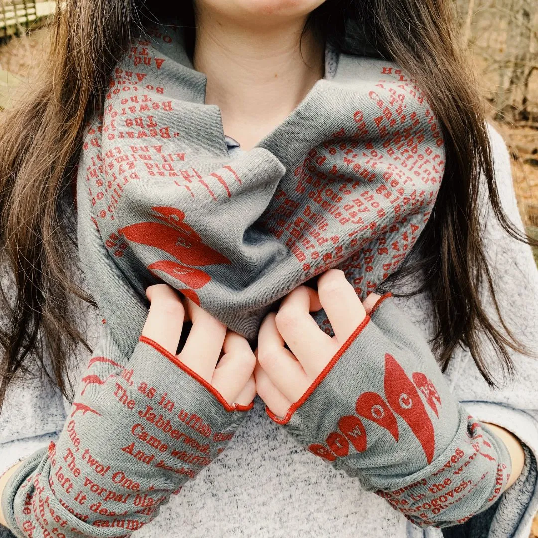 Jabberwocky Book Scarf