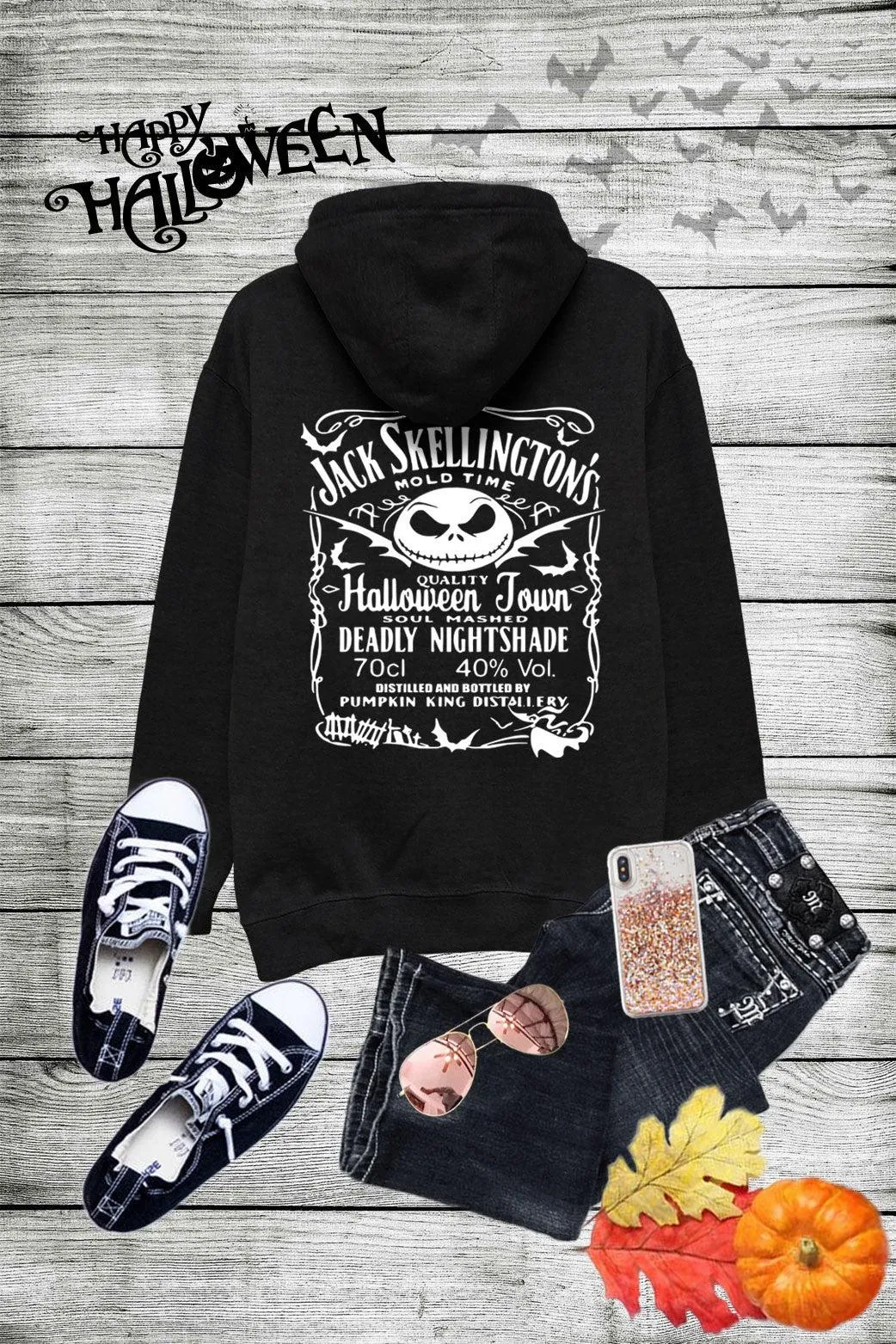 JACK SKELLINGTON HOODIE (PLUS AVAILABLE)