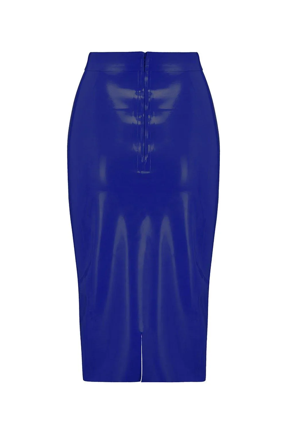 Latex Midi Skirt