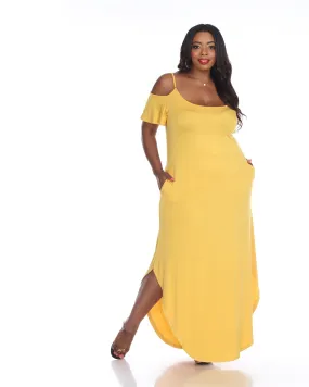 'Lexi' Maxi Dress | Mustard