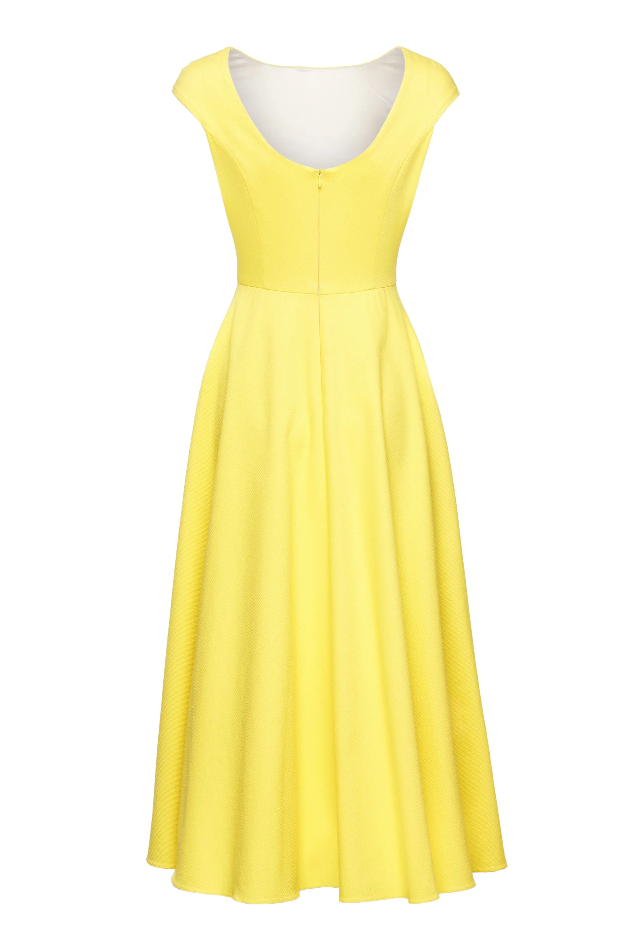 LILIUM YELLOW MIDI DRESS