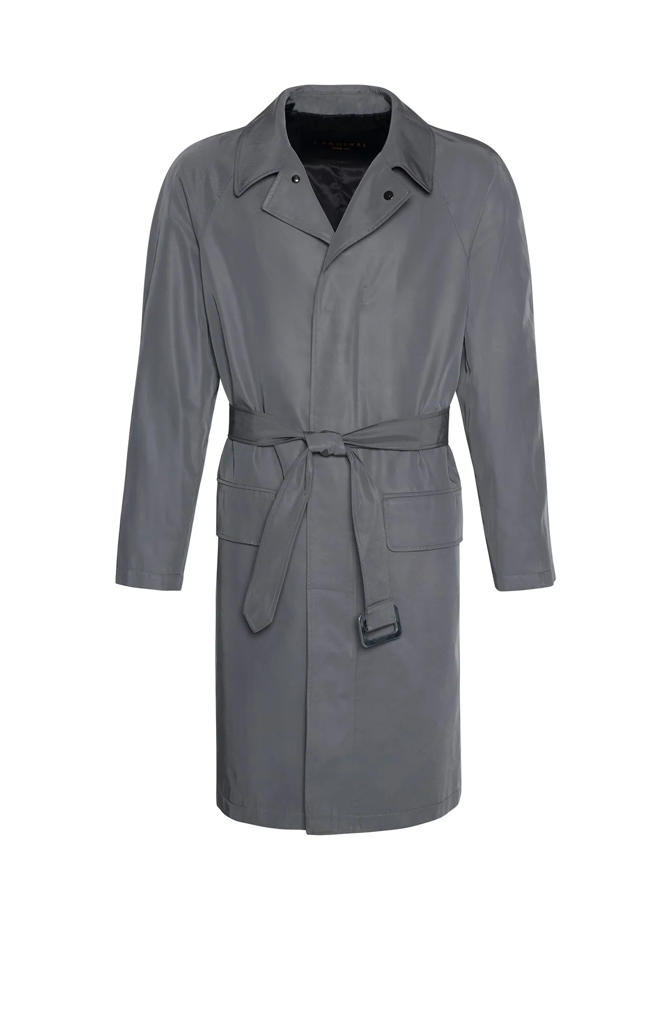 LIMITED EDITION: COLE GREY BELTED RAINCOAT