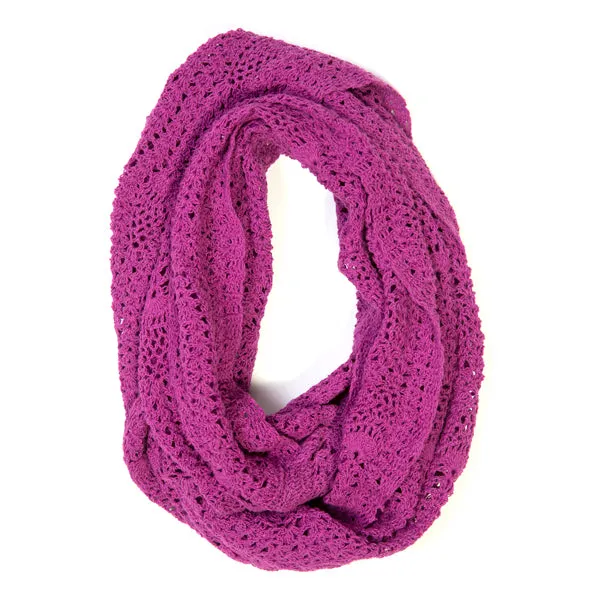 Lucia Crochet Infinity Scarf