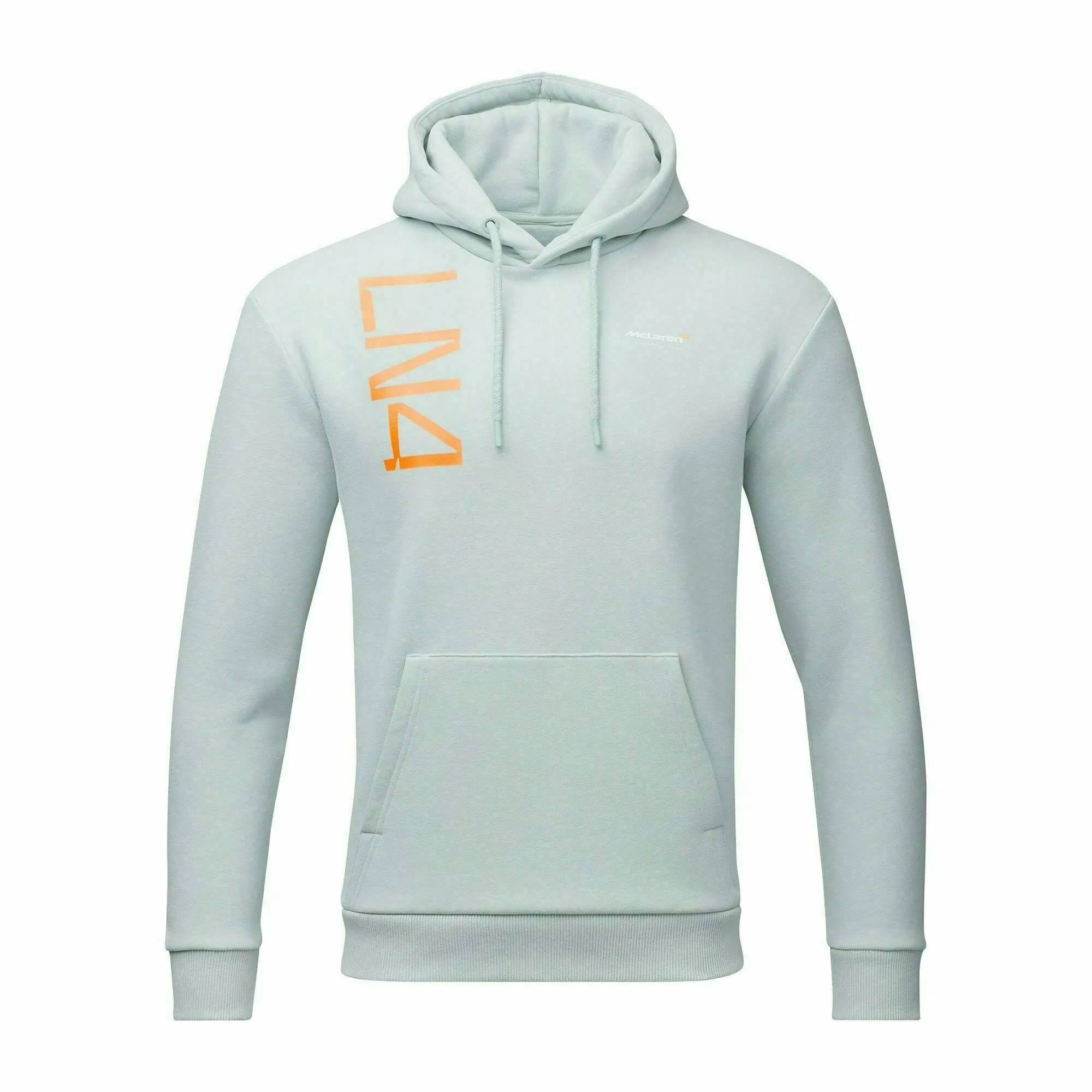 McLaren F1 Men's Lando Norris LN4 Core Hoodie -Black/Storm Gray/Nectarine