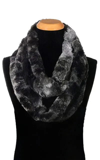 Men's Infinity Scarf - Luxury Faux Fur in Highland in Skye