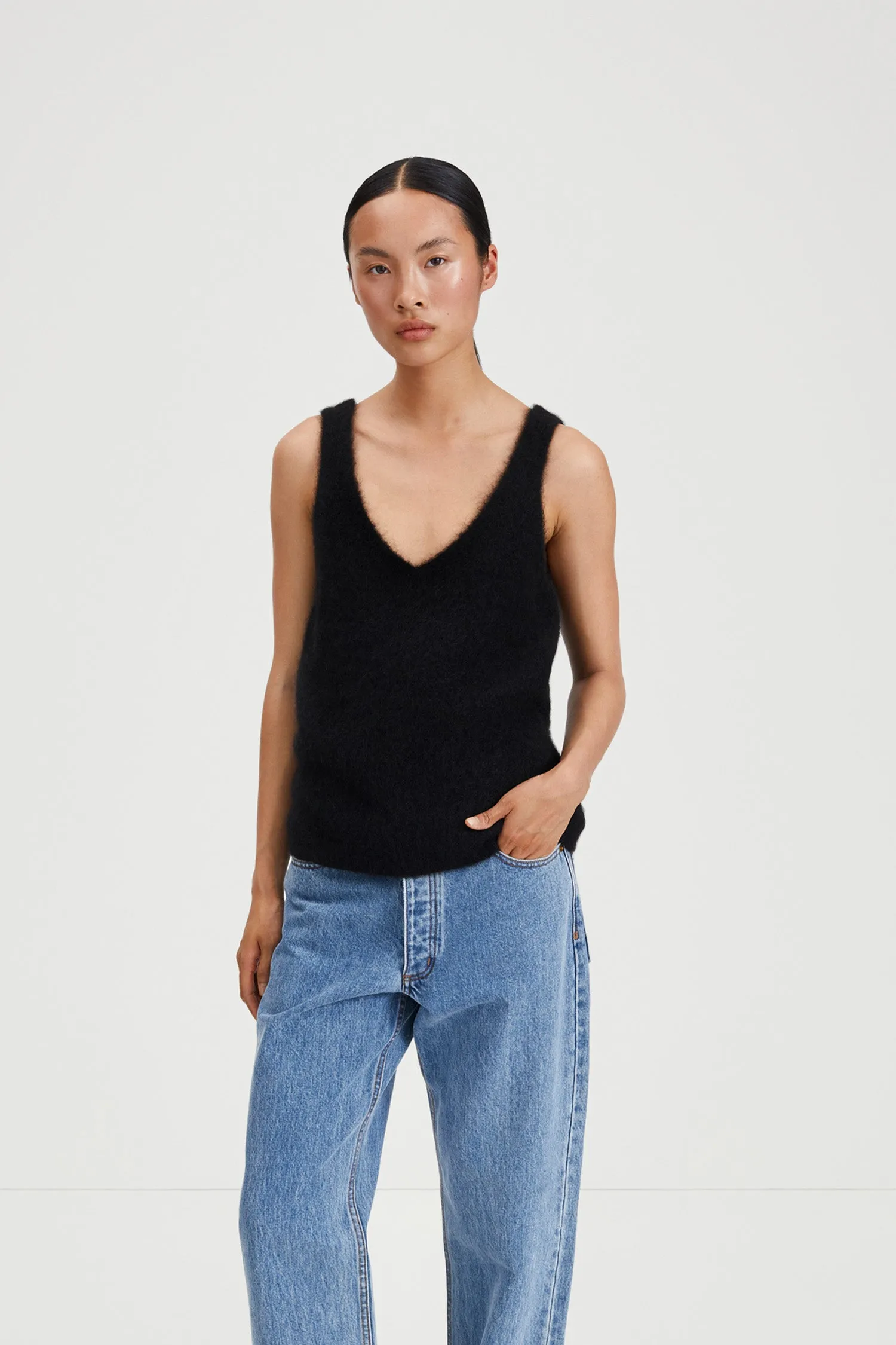 NERINA TOP - BLACK