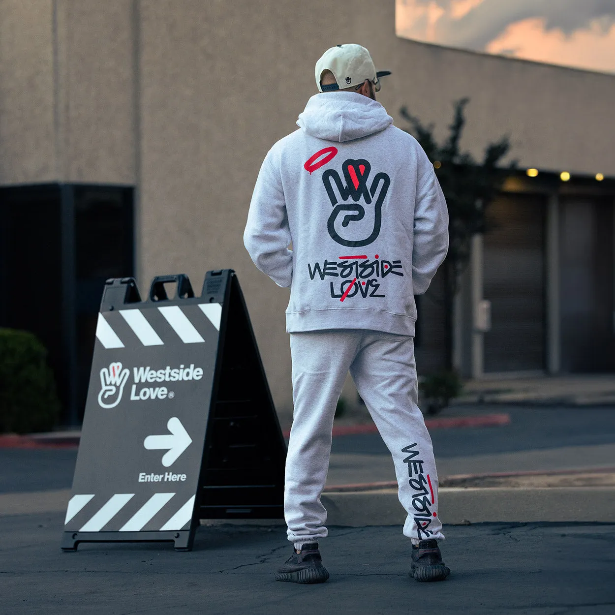 OG Stencil Heather Gray Sweatsuit