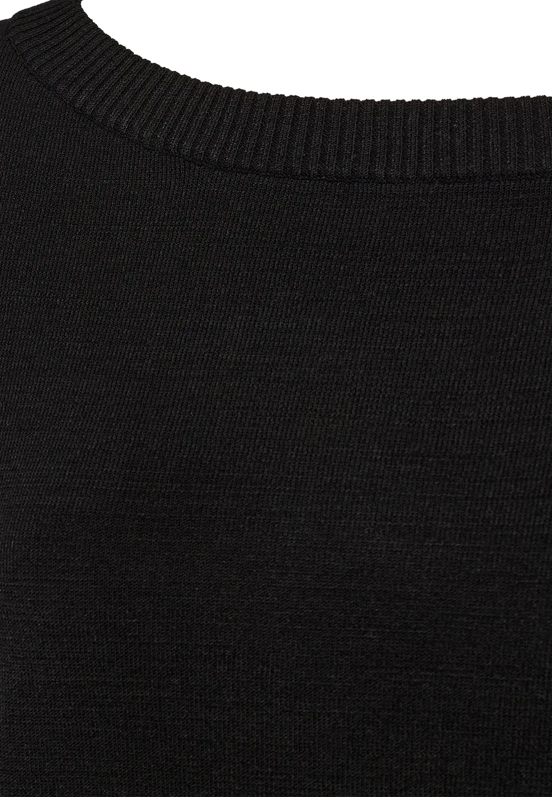 PD-Vigga Boatneck Knit - Black