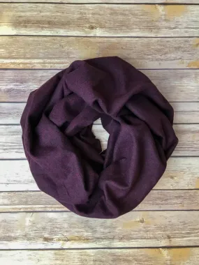 Plum Infinity Scarf