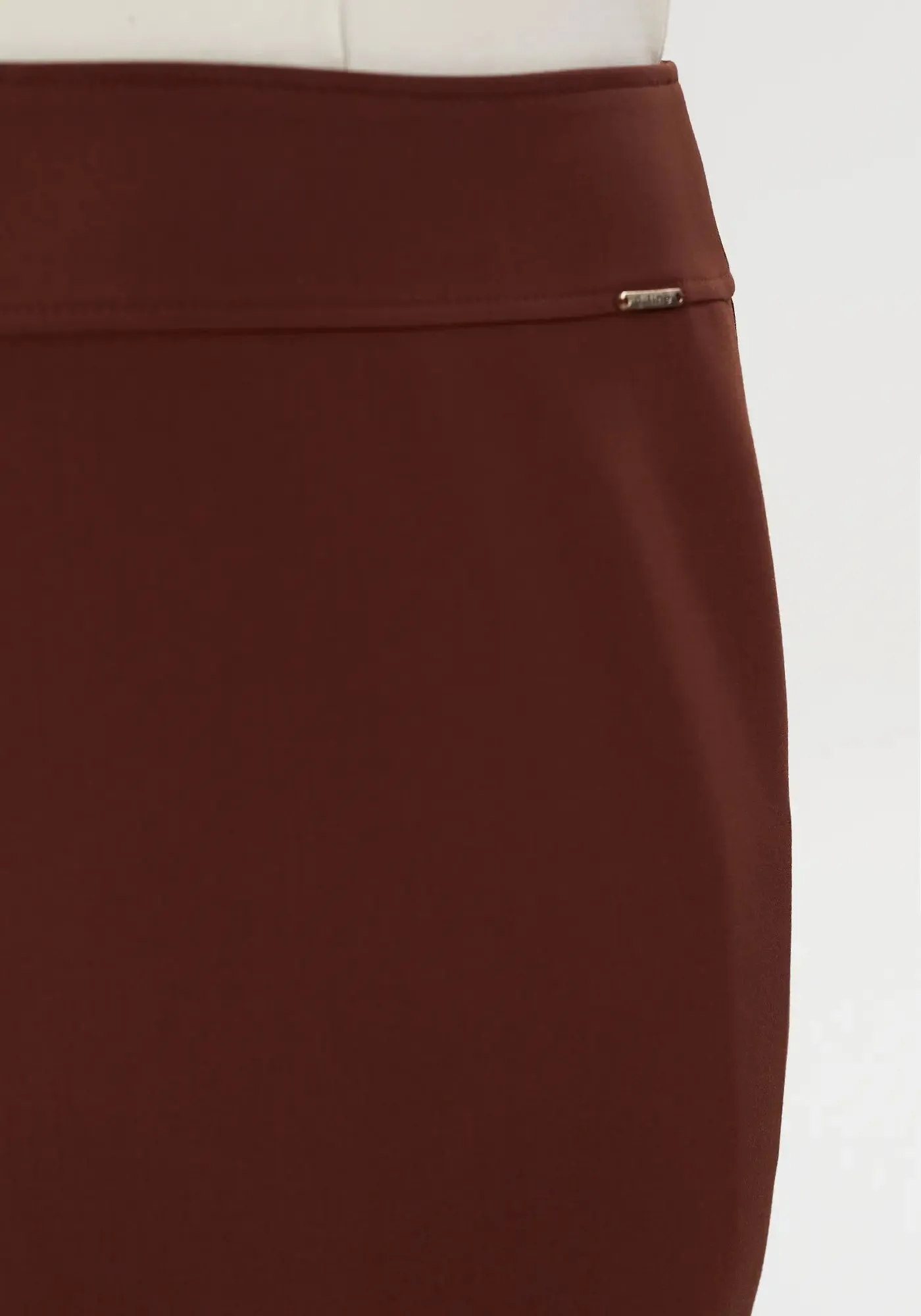 Plus and Regular Size Classic Pencil Midi Skirt