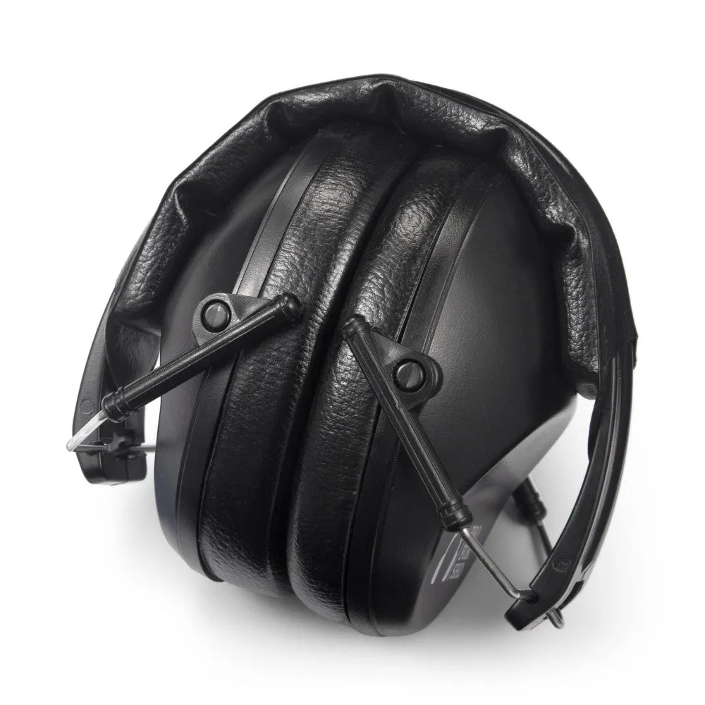 Pro For Sho 34dB NRR Noise Reduction Earmuffs - Lightweight Design - Standard Size Black