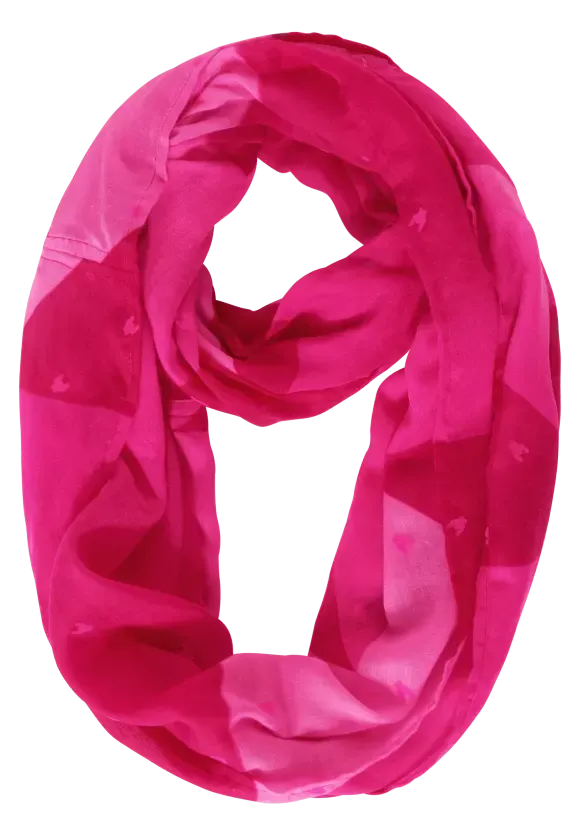 Street One loop scarf pink 571936