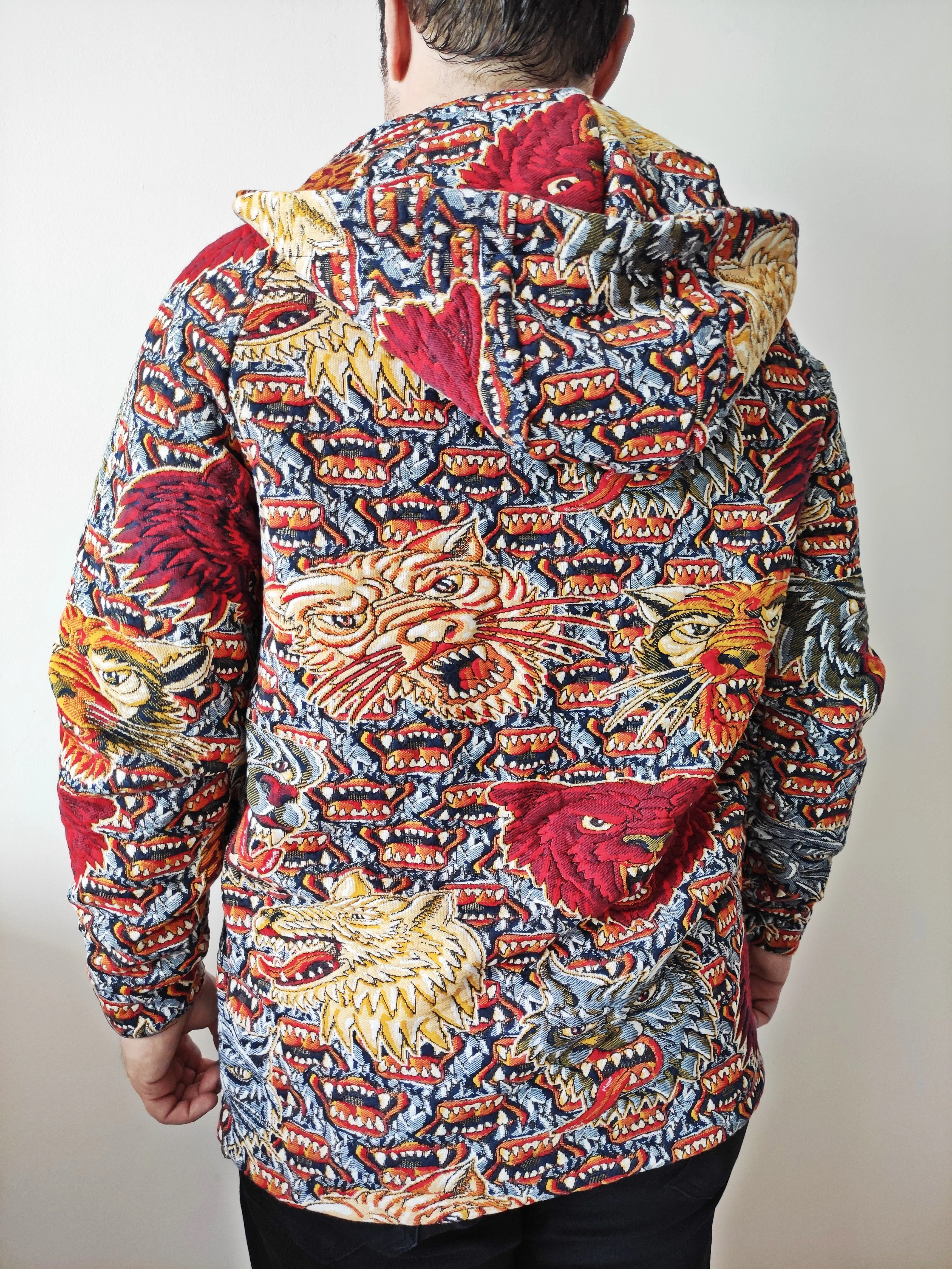 XS - 6XL Dragon Embossed Jacket / Mystical Animals Sweatshirt Winter / Pullover Hoodie